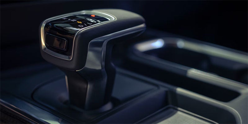 2026 Chevrolet Silverado 1500 gear selector and center console